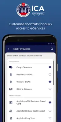 MyICA Mobile android App screenshot 2